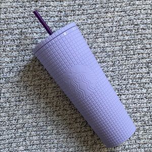 Purple matte Starbucks tumbler
